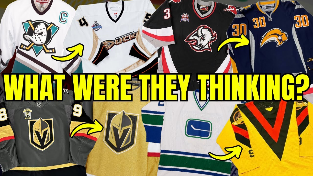 Every NHL Team's WORST Jersey Redesigns
