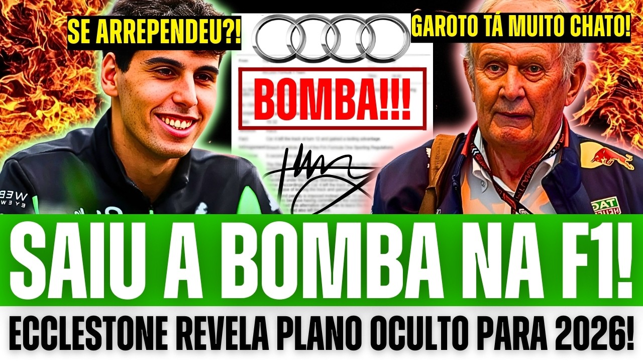 🚨 BORTOLETO CALA A BOCA DE CRÍTICOS! ECCLESTONE CONFIRMA: 