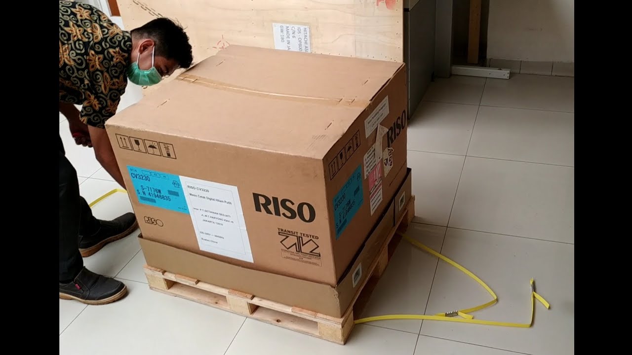 Unboxing dan Instalasi Mesin Riso CV 3230