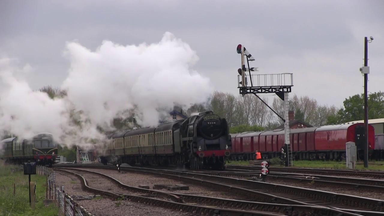 BR Class 9F No.92214  southbound at Swithland [GCR 2017]