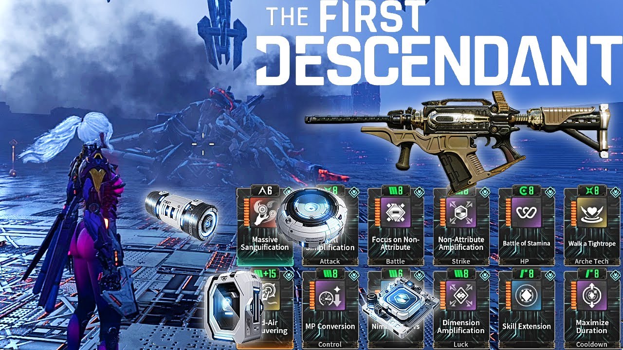 Gley Massacre Storm Hanger🔥💀. Full Build Setup. Showcase Abyss Run.#thefirstdescendant #gley