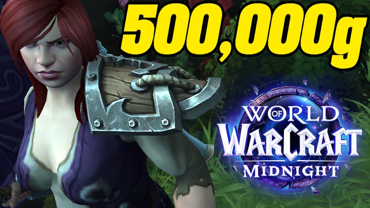 500 000 г! Эта золотая ферма теперь великолепна! Полночь WoW