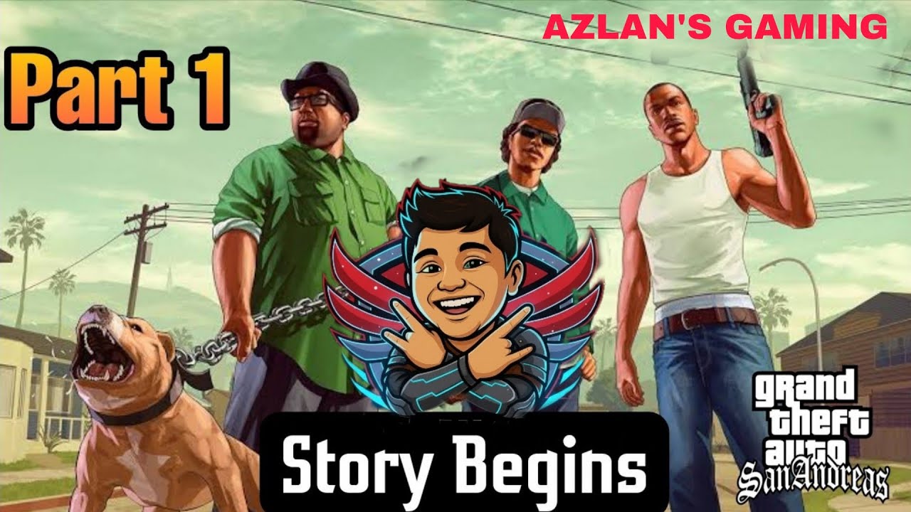 GTA San Andreas merry Christmes special part 1 AZLAN'S GAMING  