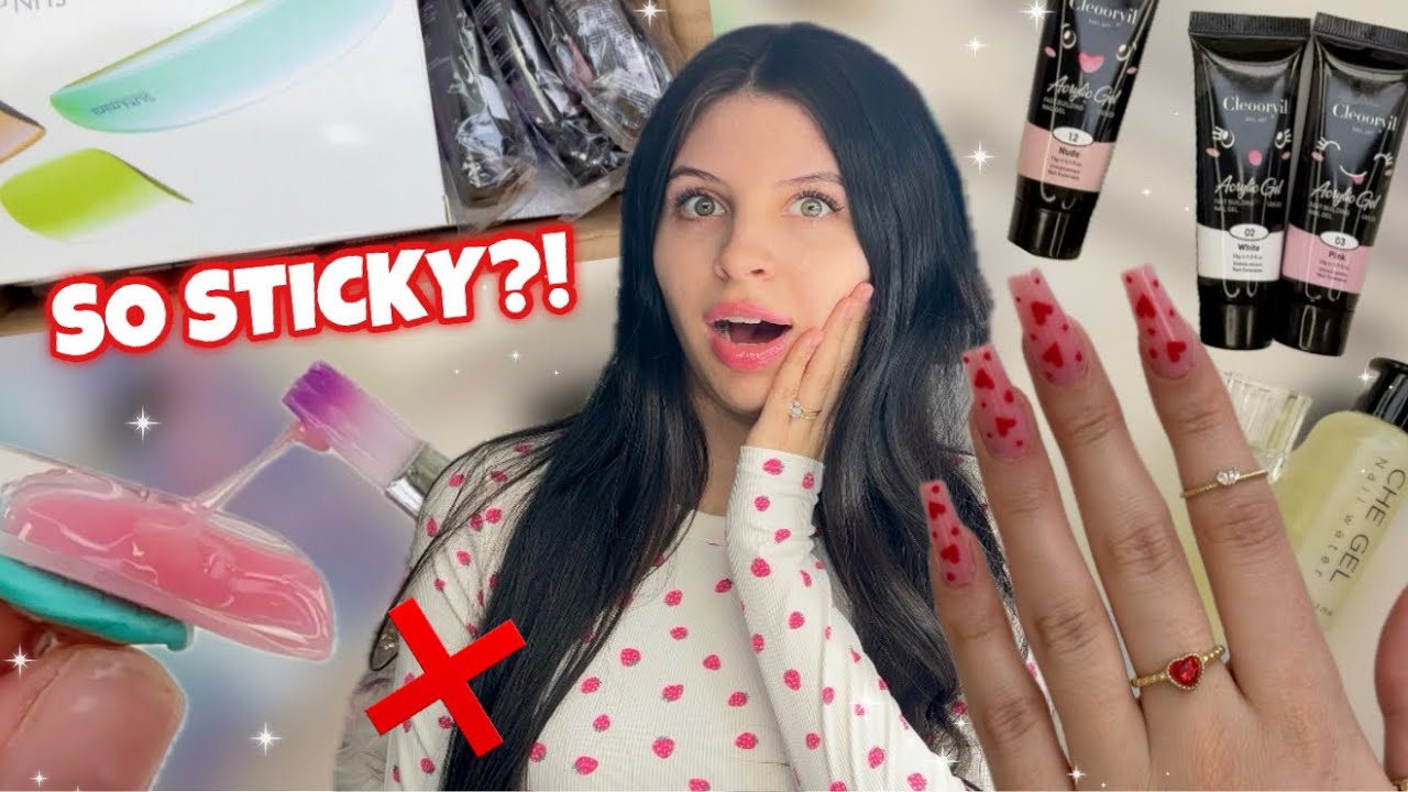 Я попробовала УЖАСНЫЙ набор для полигеля TEMU… Чуть не провалилась 😳