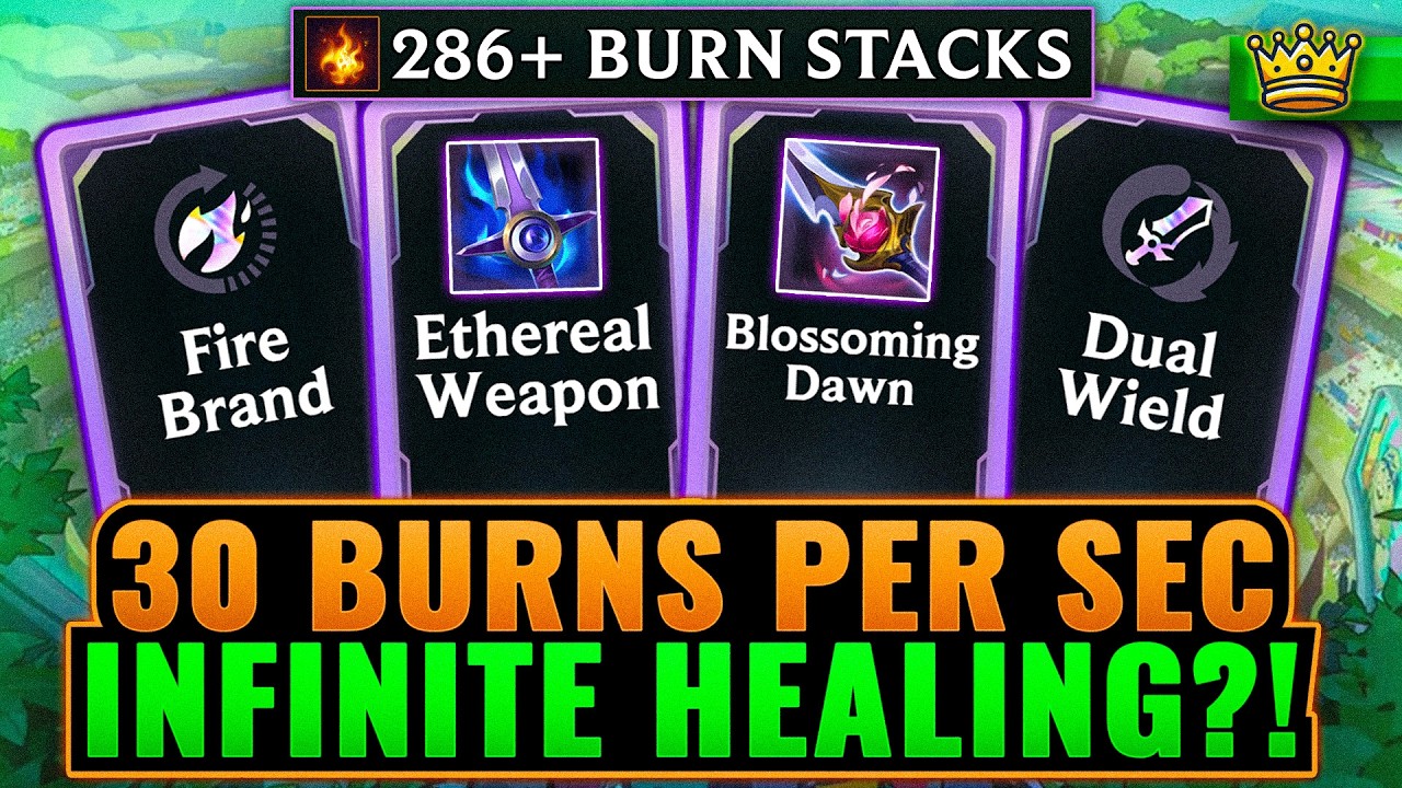 Stacking 30 Burns Per Second: Infinite Burns + Infinite Healing Exodia | League Arena Gameplay