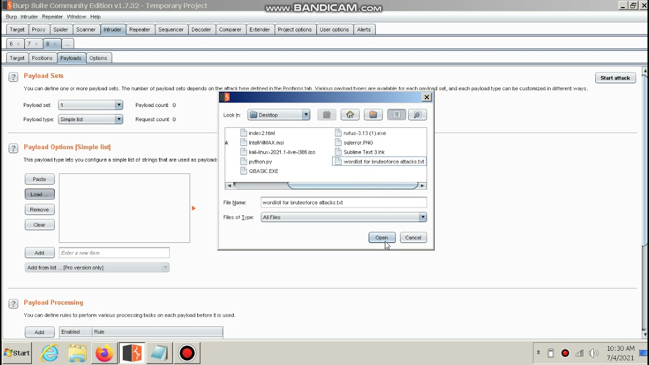 No rate limit on current password POC