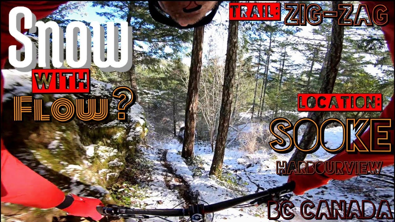 Mountain Biking on  Vancouver Island -GoPro Hero 6 Karma Grip - Sooke BC - Zig Zag