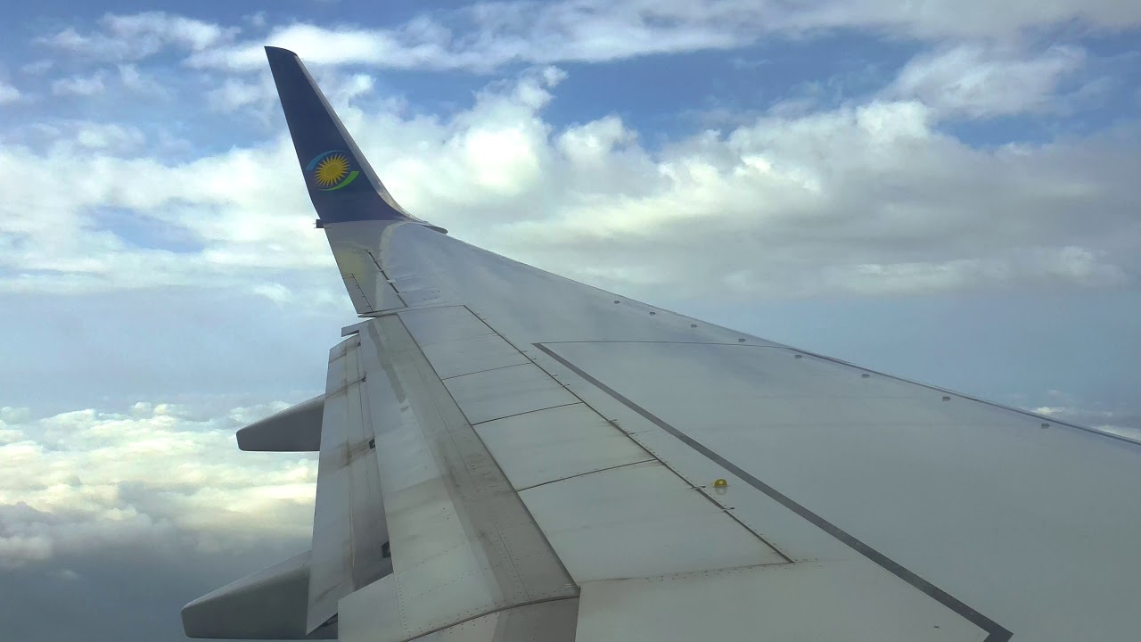 WB 501 | Landing at Kigali International Airport, Rwanda, Africa | RwandAir