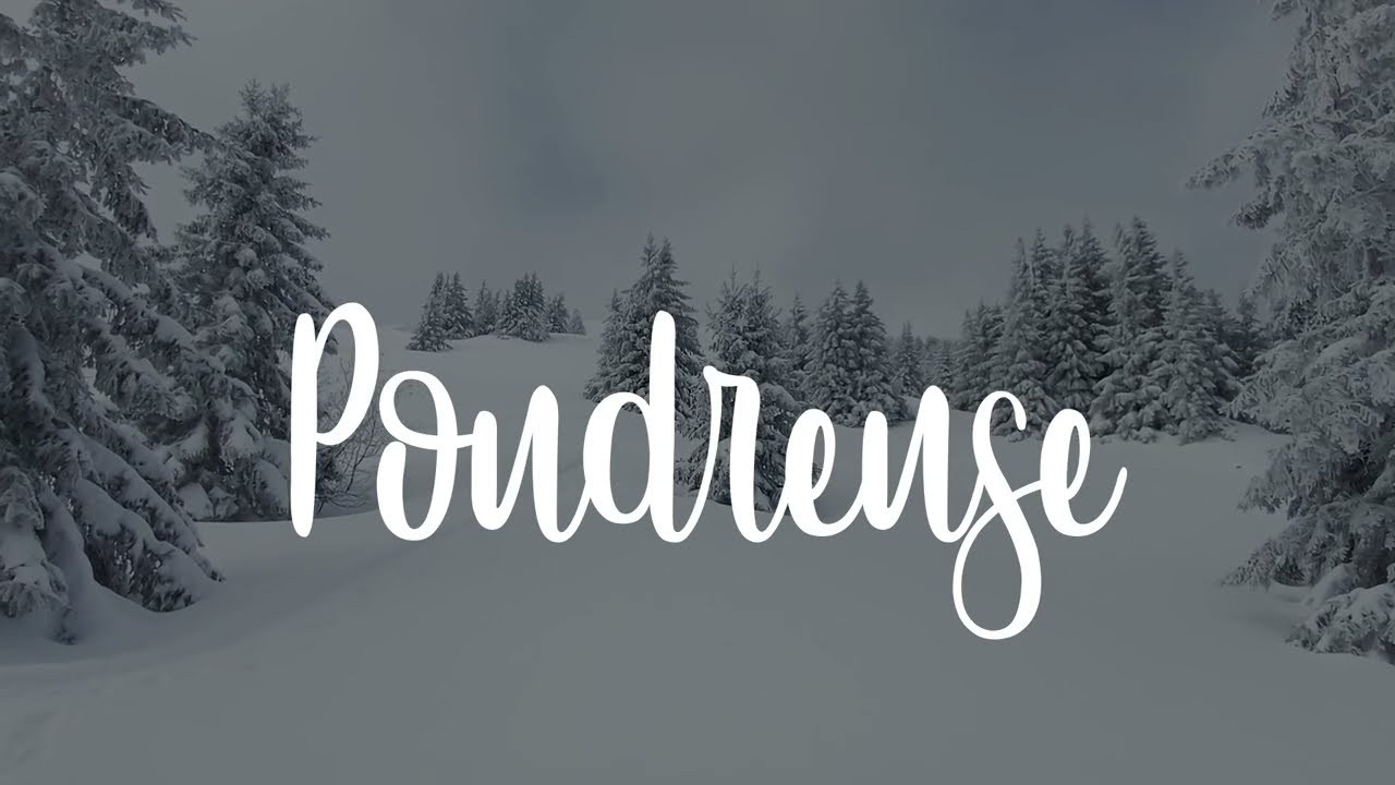 Poudreuse.