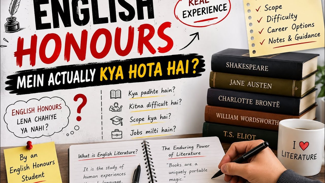 +2 Ke Baad English Honours Lena Chahiye Ya Nahi? | Reality, Scope & Difficultly | Real experience|