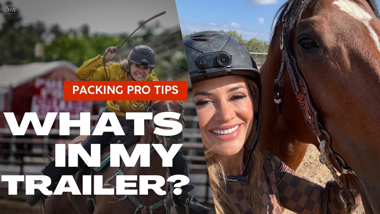 I Pack ALL This Just to Rodeo?! Trailer Haul Vlog 😳