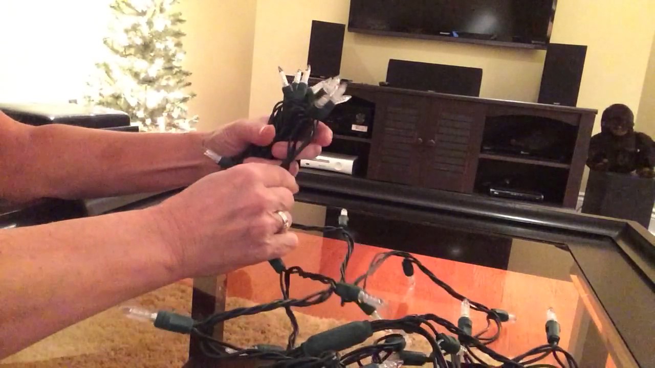 How to store Christmas lights or any string lights!