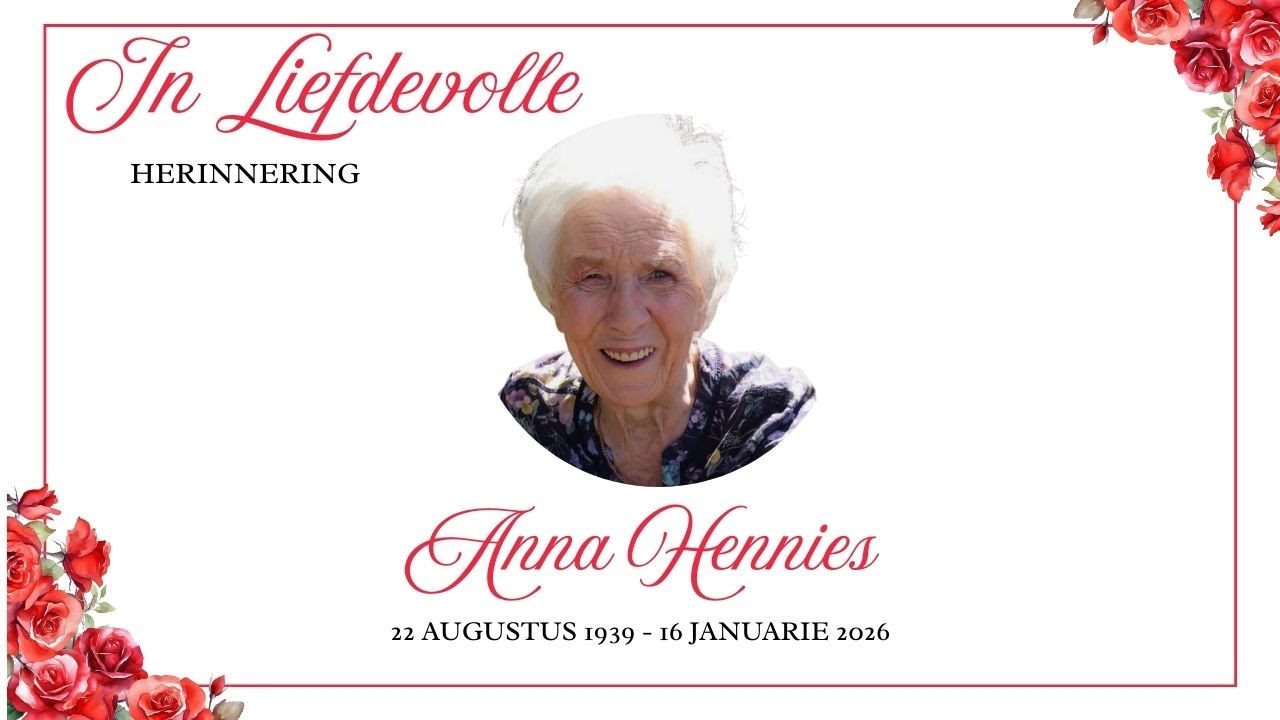 Gedenkdiens | Ouma Anna Hennies