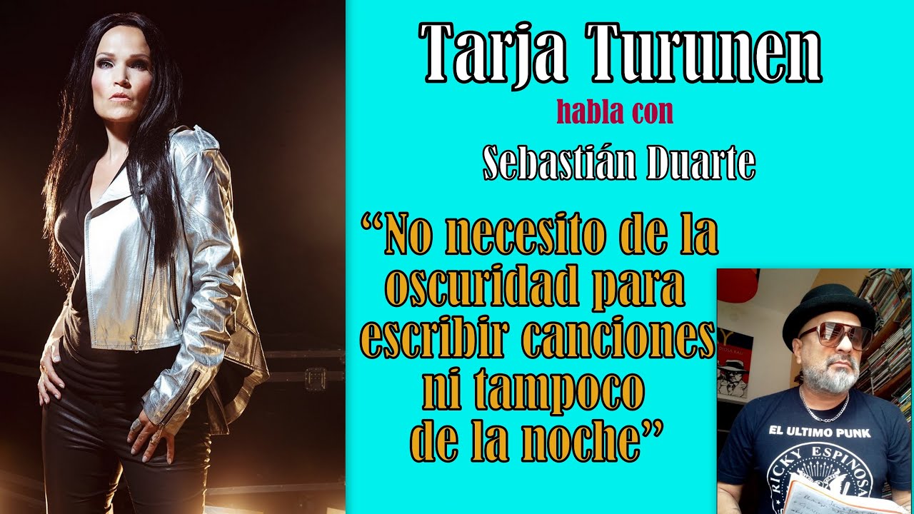 Tarja Turunen habla con Seba Duarte