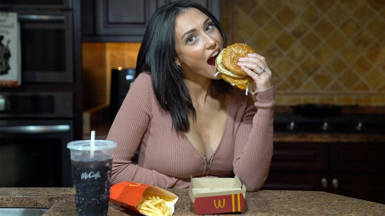 Eating McDonalds biggest burger