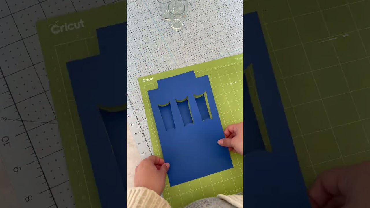 Craft Month: DIY Paper Shot Glass Box! 🥃📦 | Fun Cricut Project #shorts