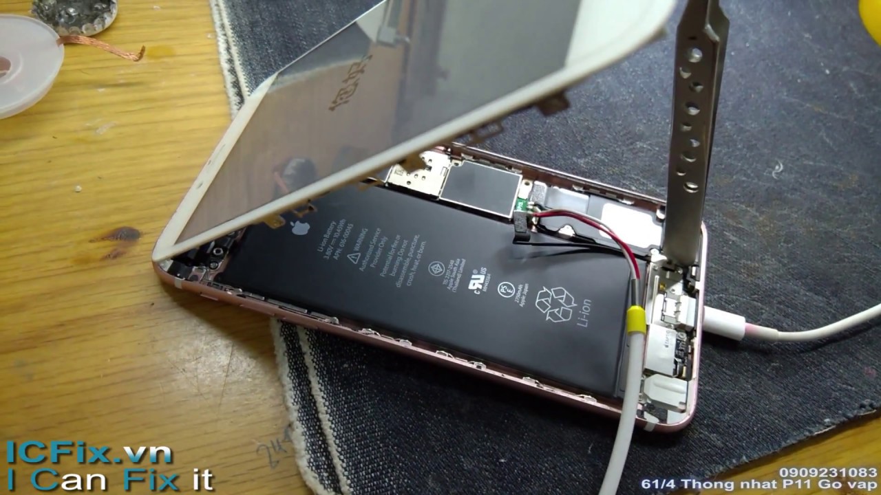 Hướng dẫn sữa iPhone 6S Plus mất nguồn áp thứ cấp (Fixing secondary power line)