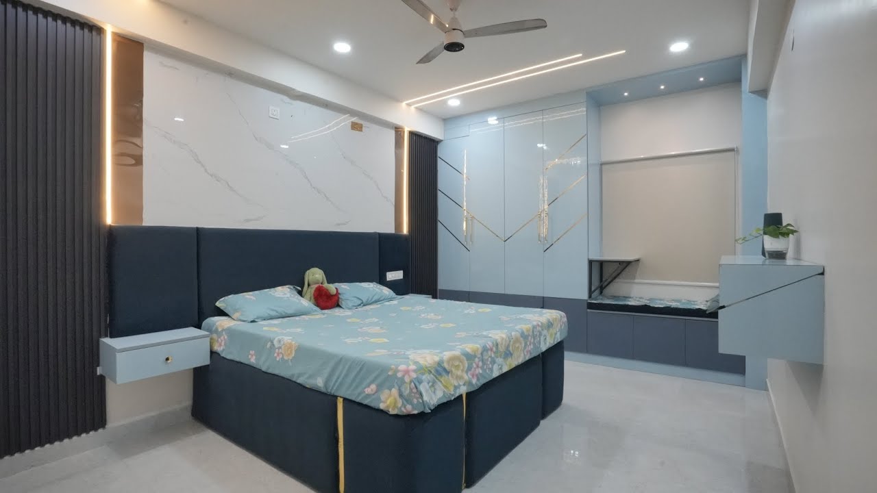 INTERIORS, 2BHK,BDL SEVEN HILLS, OSMAN NAGAR, HYDERABAD  @KGPINTERIORS 
