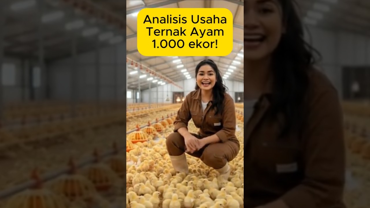 Untung Rugi Ternak Ayam Broiler 1.000 ekor, Wowww !!! #shorts #ayam #peternakan #ayambroiler