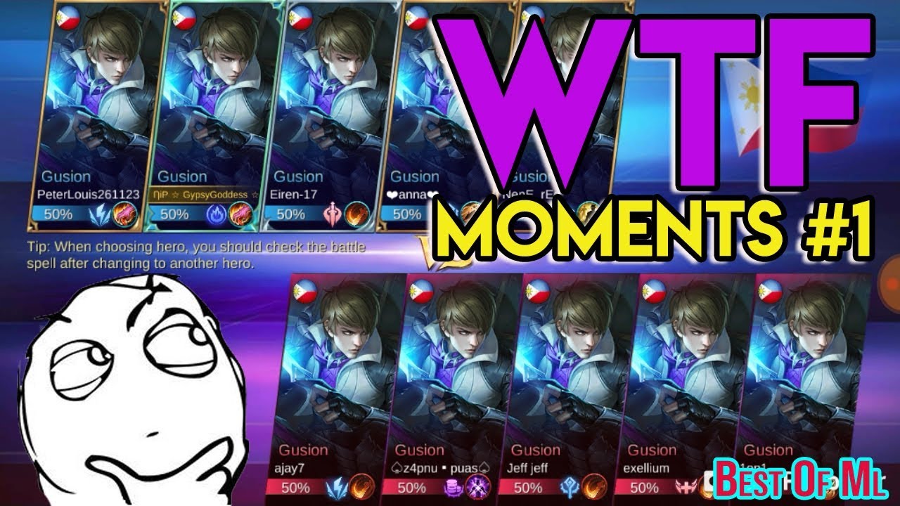 WTF Moments #1 [Best of ML] Mobile Legends Funny Moments Compilation