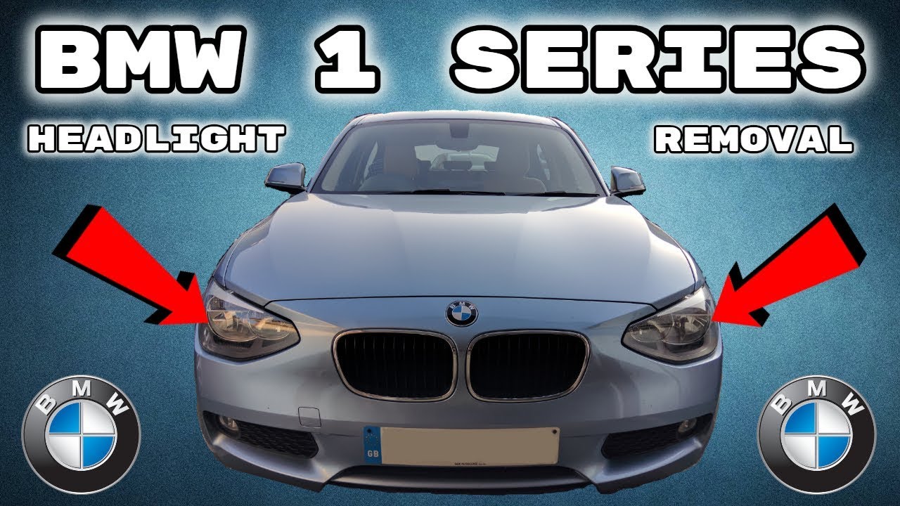 снятие фар bmw 1 серии