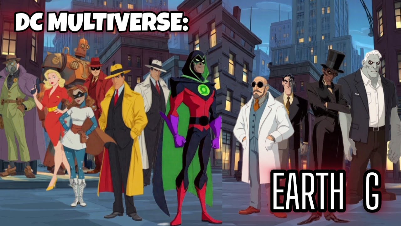 DC MULTIVERSE: EARTH G   All Original Alternate World