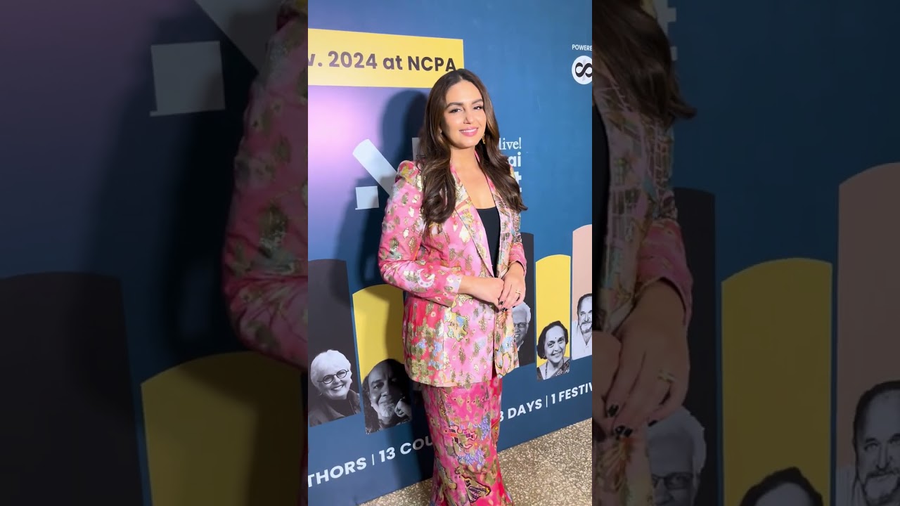 Huma Qureshi Shines Literature Live! Mumbai LitFest 2024 Talks About Debut Novel 'Zeba #humaqureshi