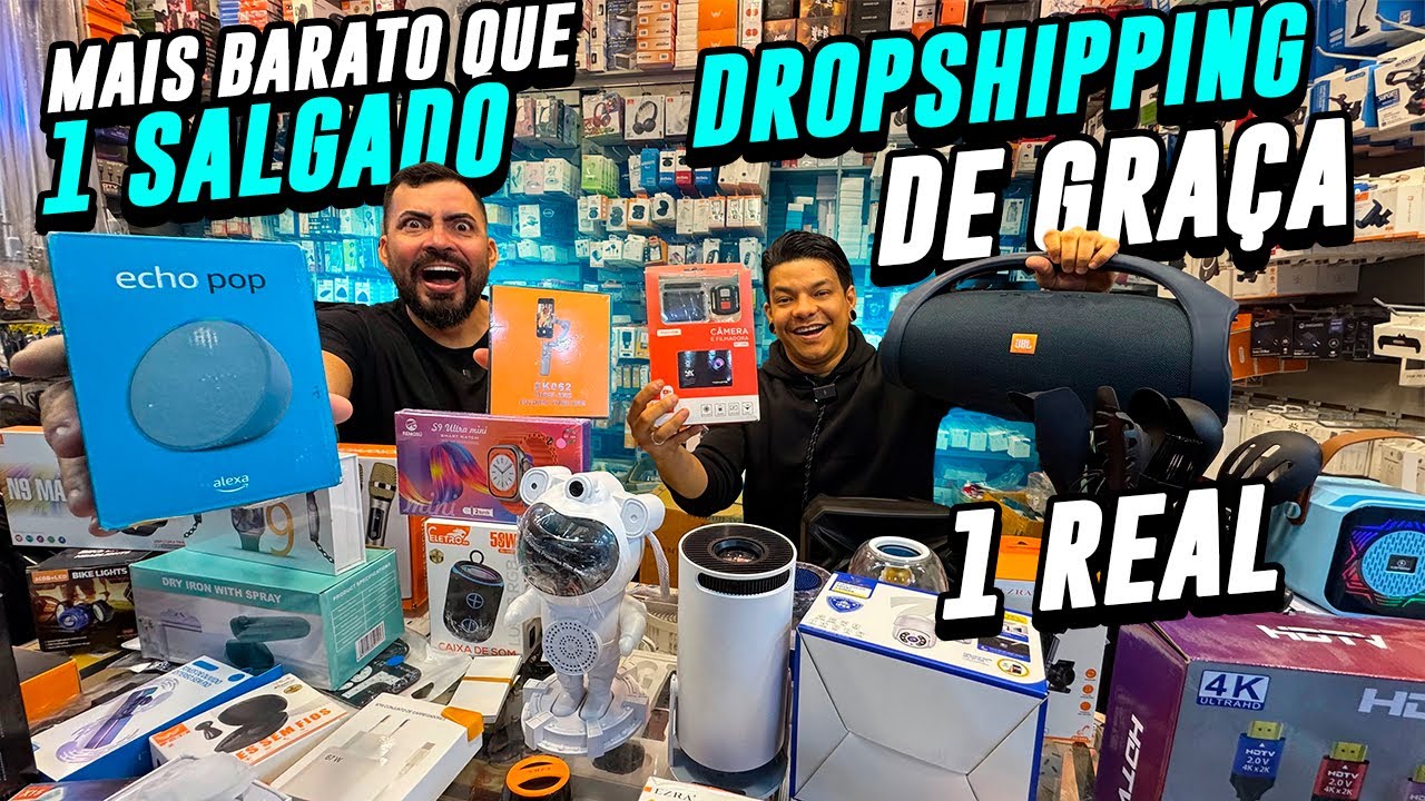 FORNECEDOR BOM E BARATO NA 25 DE MARÇO! ELETRONICOS POR R$1 E DROPSHIPPING LIBERADO!