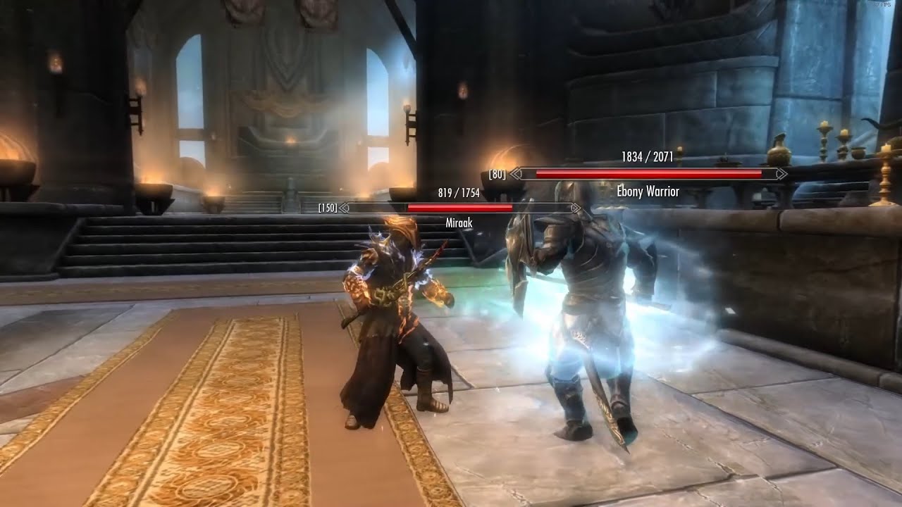 Skyrim Battles - Miraak vs. Ahzidal, The Ebony Warrior, and more