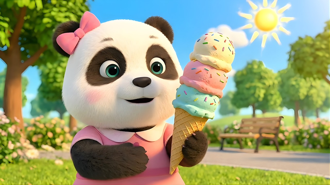 🐼 Ice Cream Stolen! 🍦 | Baby Panda Chases the Bad Wolf to Get It Back 🐺 | Baby Panda