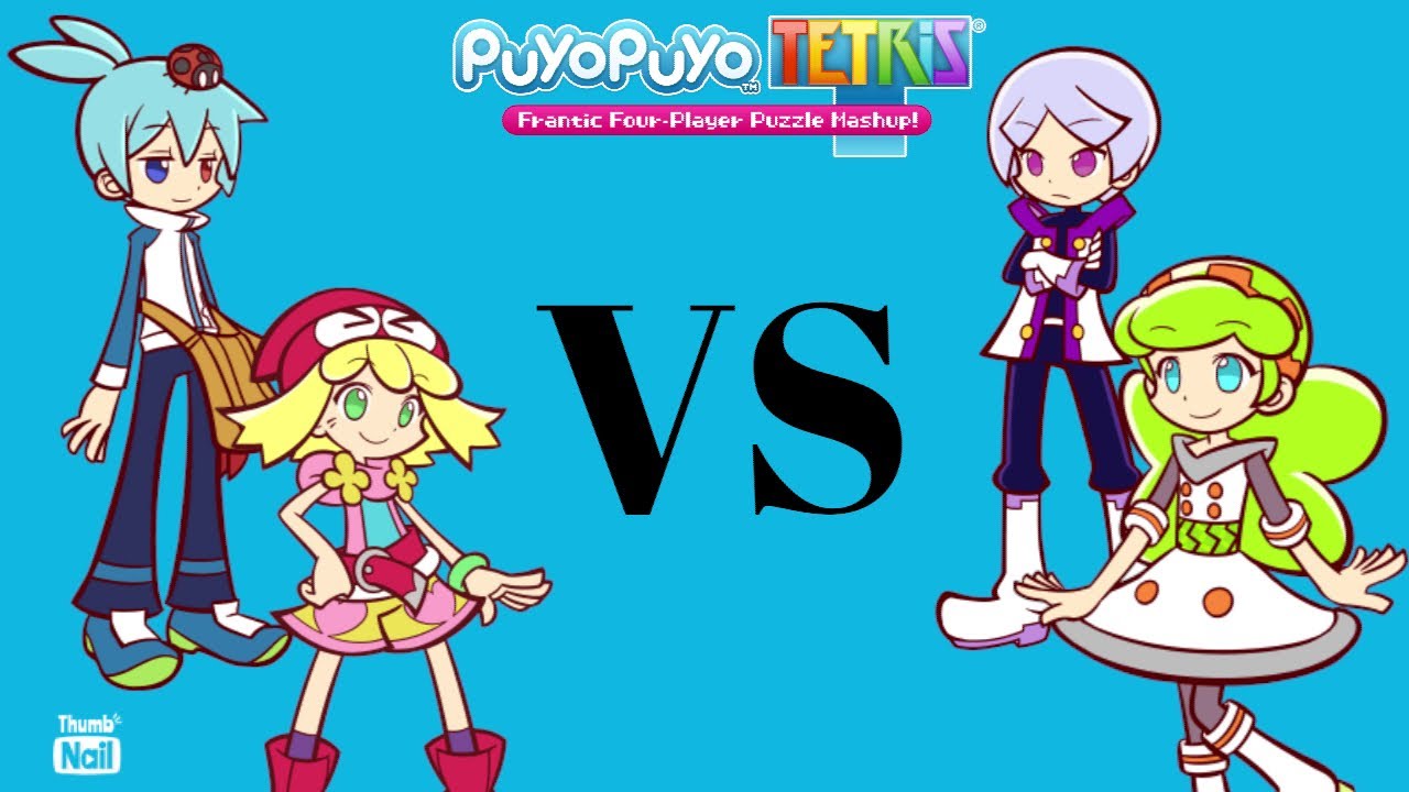 Puyo Puyo Tetris - Sig (me) & Amitie vs Tee & Ess (Versus)