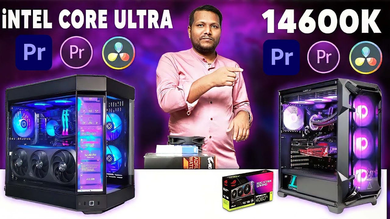4K video editing pc build | video editing | intel core ultra | intel core ultra VS i5 14600k