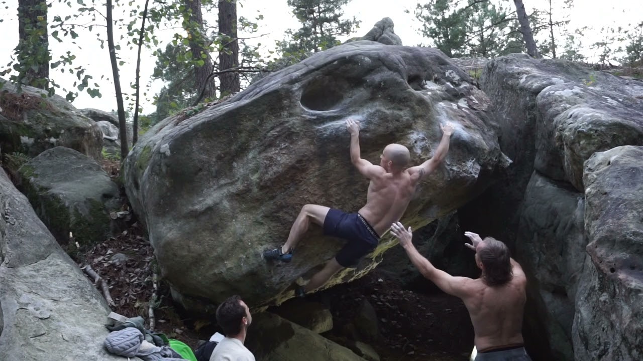Chaman (7C/B+) - Rocher des Demoiselles, Fontainebleau