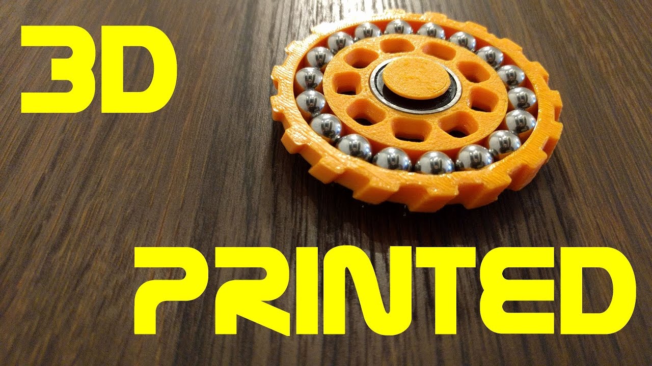 Double Bearing Fidget Spinner - 3D Printed