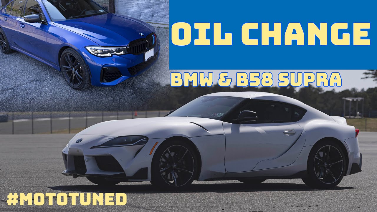 How To: 2020+ A90 Toyota Supra Oil Change DIY (BMW B58)
