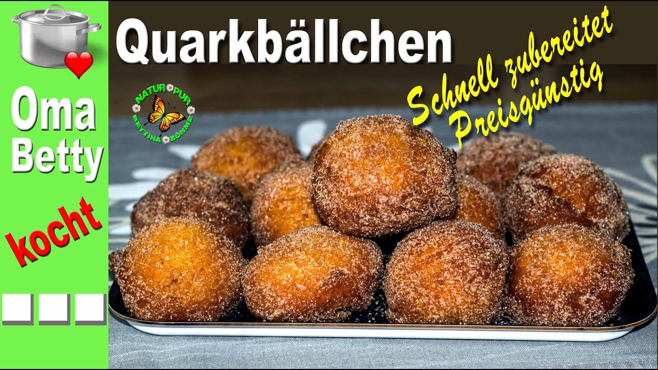 Quarkbällchen, so schnell hast du deine Kinder noch nie begeistert !