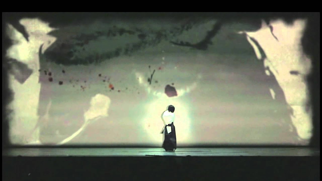 早乙女 太一 龍と牡丹 2012 ( 剣舞・影絵 )