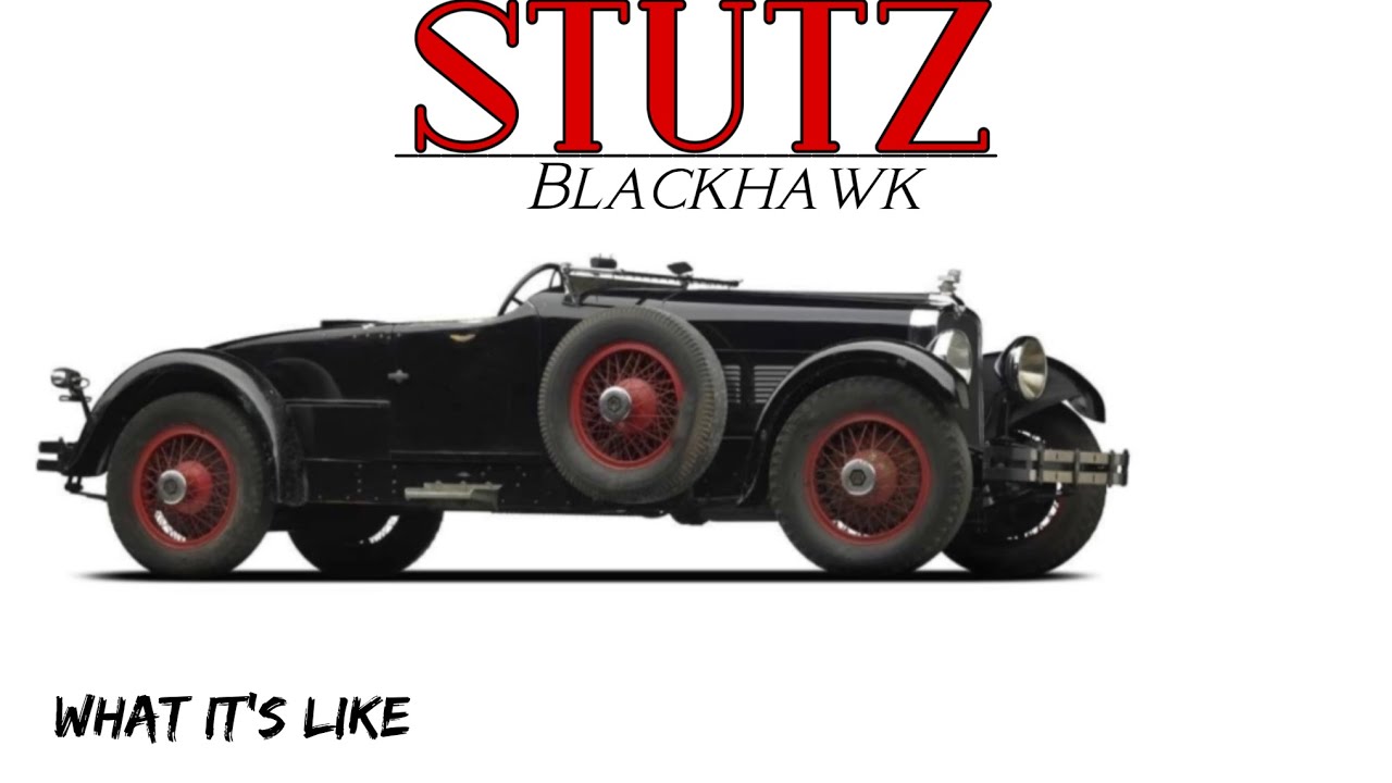 1928 stutz bb Blackhawk speedster, straight eight SOHC