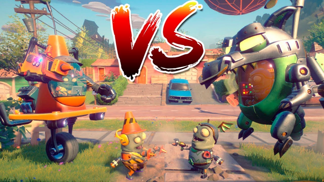ZOMBIDITO CONO VS DRAGONCITO (Z-MECH VS Z-MECH) | Plants Vs Zombies: Garden Warfare 2