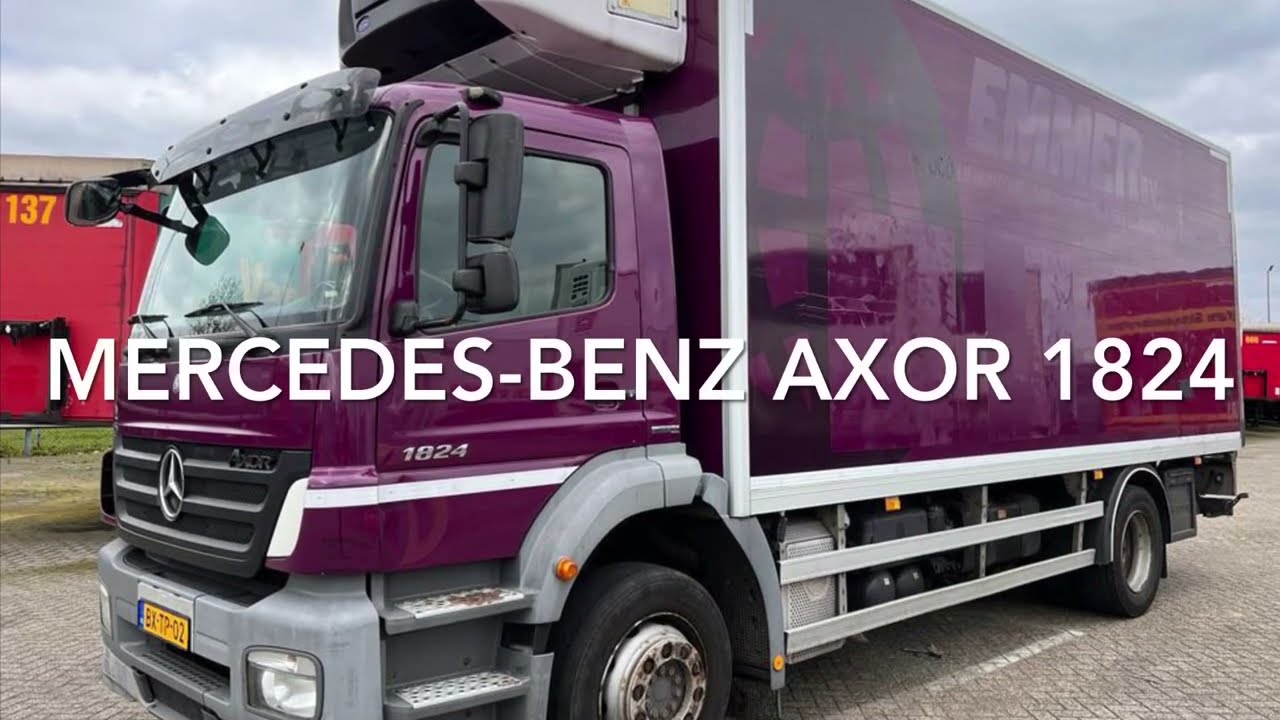Degroote Trucks: Mercedes-Benz Axor 1824 fridge truck for sale