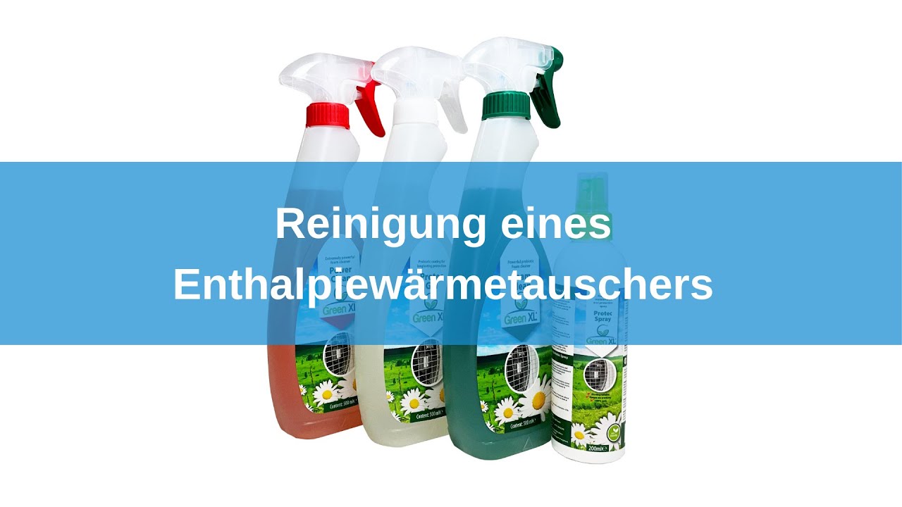 Reinigung (Enthalpie-)W&auml;rmetauscher