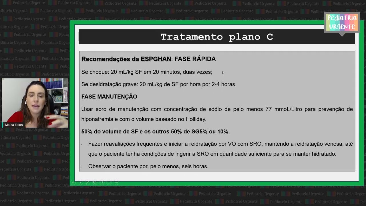 Como calcular a hidratação na diarreia aguda? Parte 2