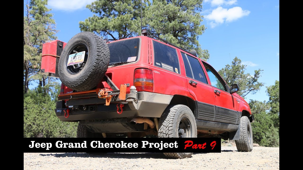 Проект Jeep Grand Cherokee (часть 9) — задний бампер + держатель для шин