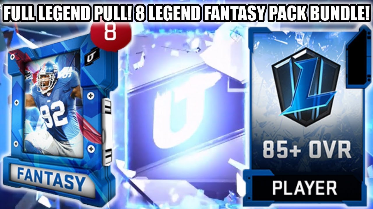 FULL LEGEND PULL! 8 LEGEND FANTASY PACK BUNDLE! | MADDEN 20 ULTIMATE TEAM