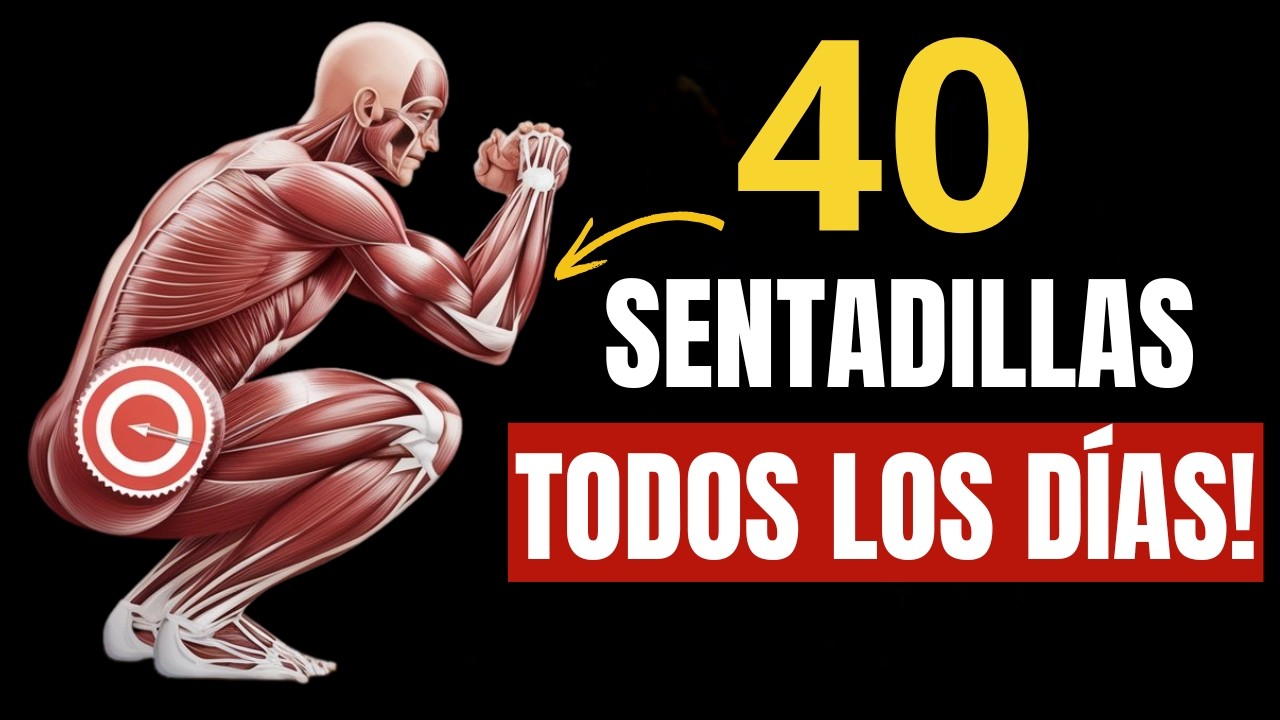 Esto es lo que REALMENTE LE SUCEDE A TU CUERPO si haces 40 SENTADILLAS TODOS LOS DÍAS.