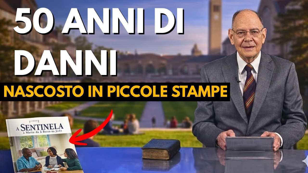 URGENTE: i Testimoni di Geova ammettono la verità sullo scoraggiare l’università