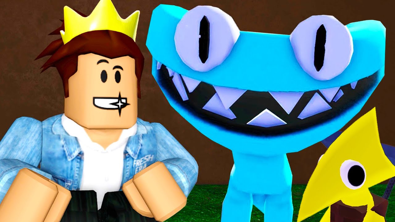 Радужные друзья 2 с Кидом в Роблоксе 🌈 Парк развлечений Rainbow Friends Roblox