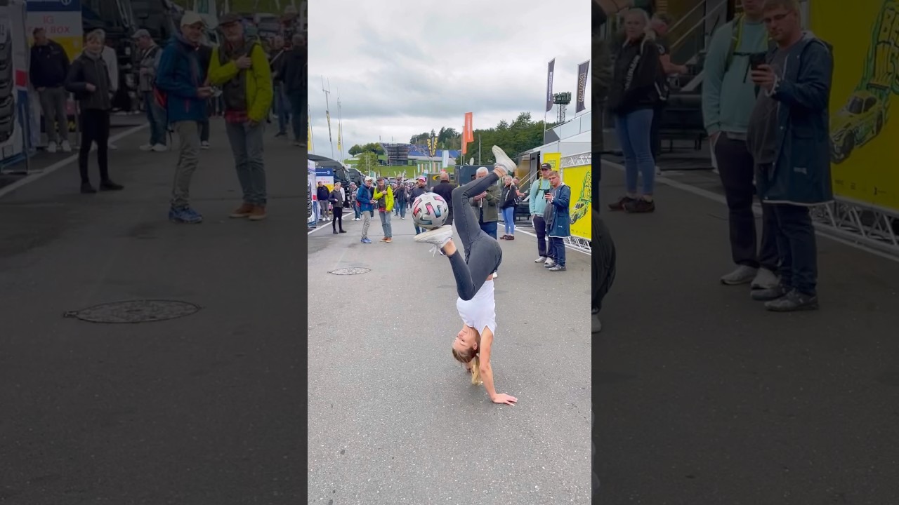Street show in Austria 🇦🇹⚽️😱 #football #freestyle #streetshow #aguska #crazy #viral