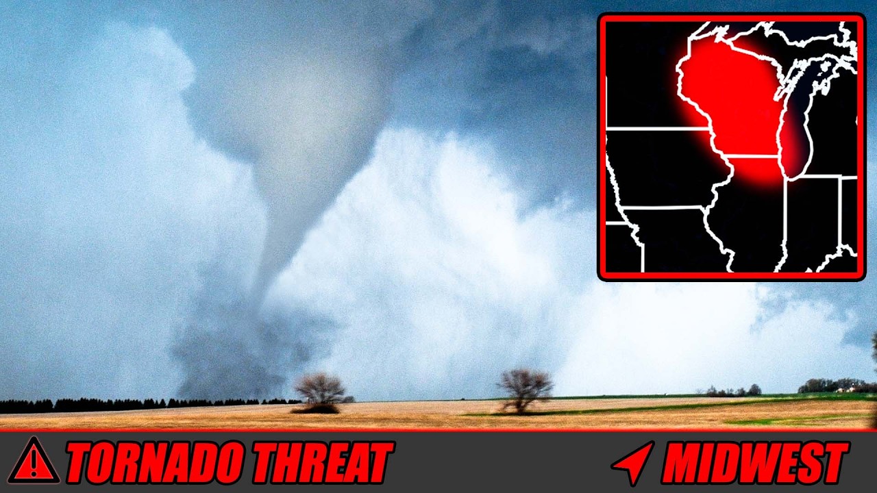 Tornado Threat In The Midwest! - Live Storm Chasers