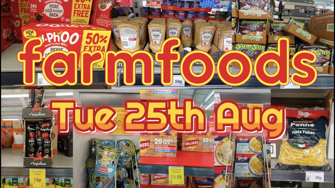 Farmfoods Bargains & Offers Tue 24th Aug Grimsby's New Budget Supermarket Uk